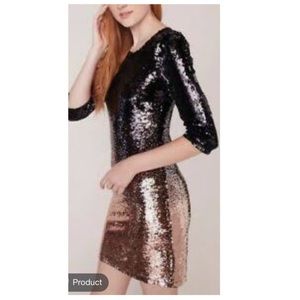 BB Dakota Ombré You Stay Ombré Sequin Dress